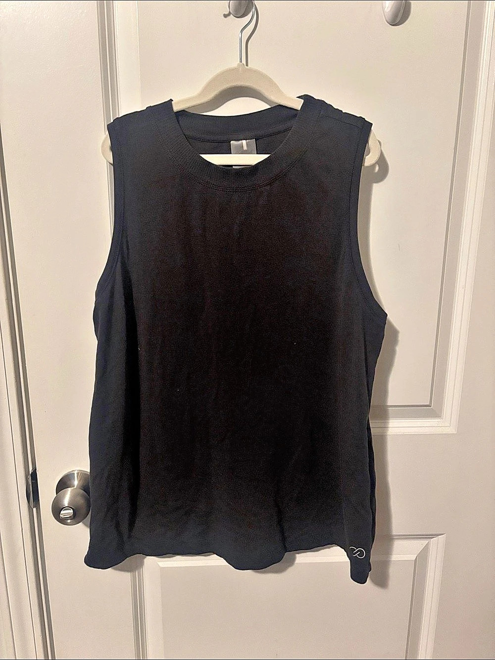 Calia Sleeveless Tank Top in Black Size Small